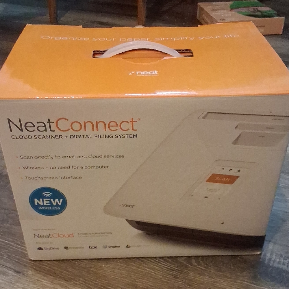 Neat Connect Cloud Scanner - White/Orange